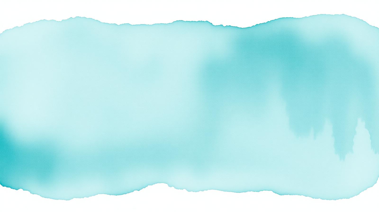 Soft teal watercolour wash